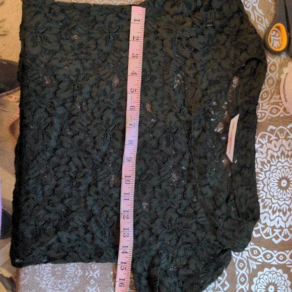 DVF Lace Dress Forest Green - Picture 12 of 14